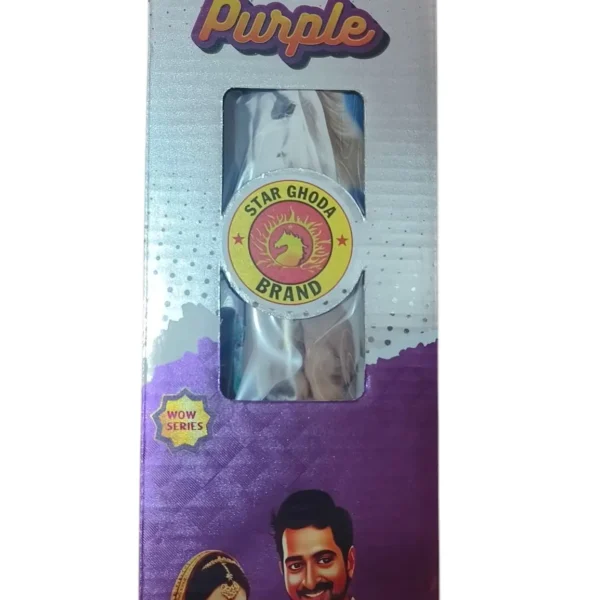 Aerial Purple Fancy Crackers From Sivakasi